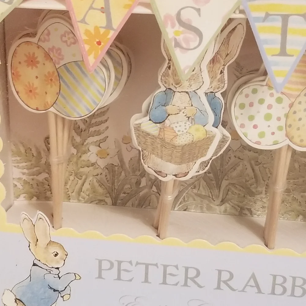 The original Beatrix Potter Petter Rabbit Cupcake decorating Kit 24 pcs New
